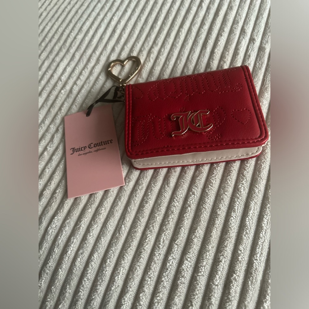 Juicy Couture Wallet/Card Case - Cool Red
